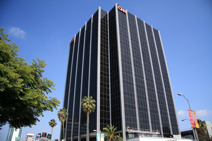 CNN Building at Sunset Boulevard / CNN Gebäude auf dem Sunset Boulevard