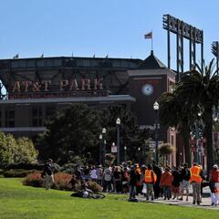 Giants Fans at AT&T Park