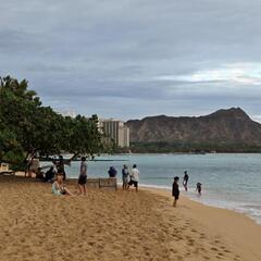 Waikiki (Diamond Head in the background)