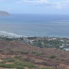 View from the top of the Diamond Head