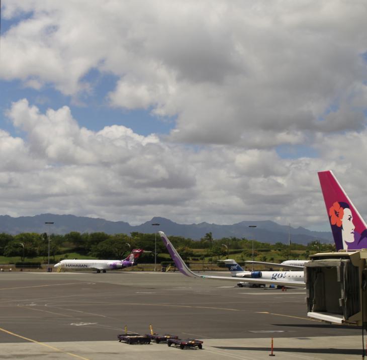 Departure from Honolulu