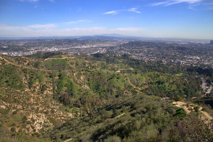 Griffith Park (seen from Mount Hollywood)