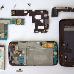 Taking the whole phone apart. Most components are completely fine.