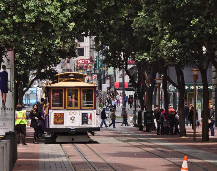 Cable Car at Powell Street
