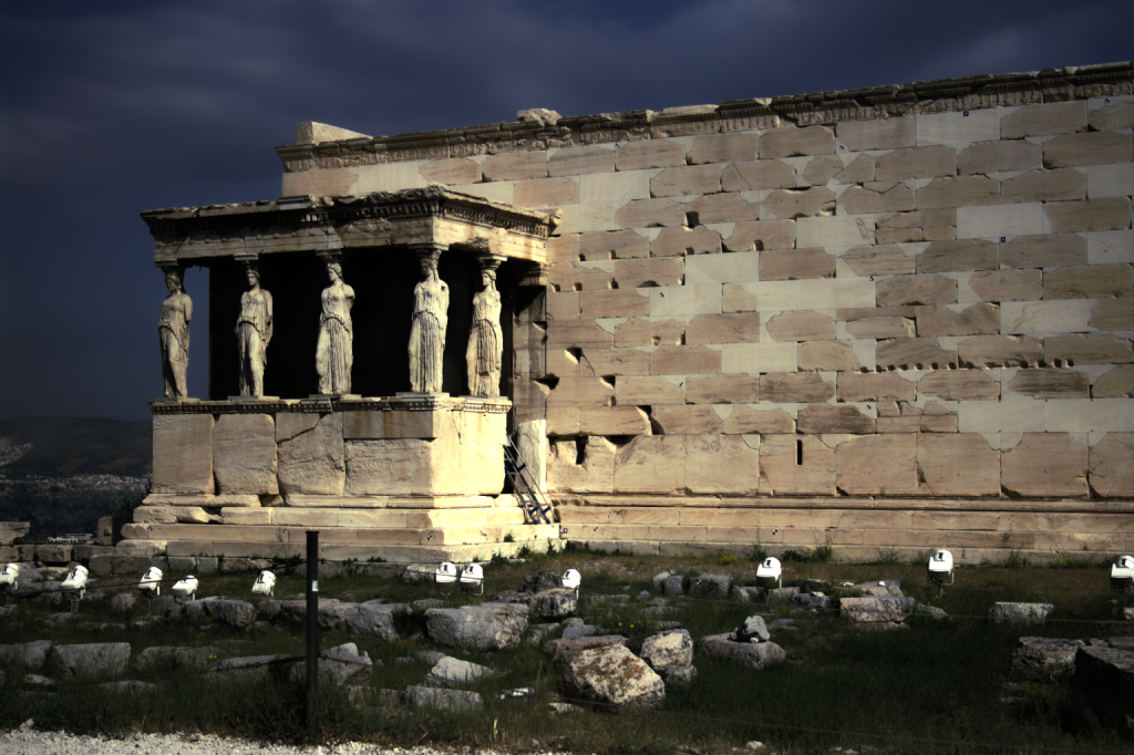 Erechtheum on the Acropolis of Athens, Greece (HDR)