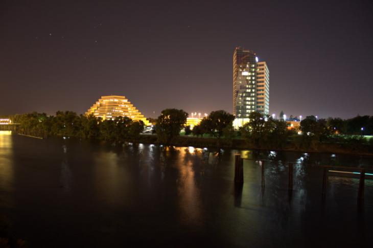 West Sacramento at night
