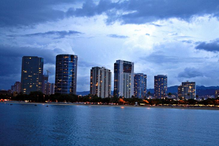 View from the Ala Moana Park